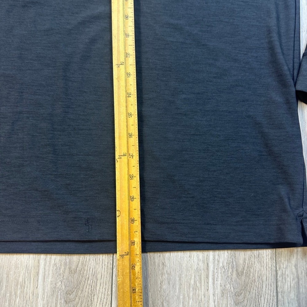Under Armour Playoff Golf Polo Shirt Mens 2XL Black Long Sleeve Loose Stretch - Picture 5 of 9